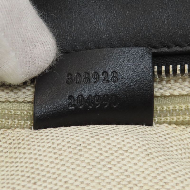 Gucci 308928 GG Pattern Tote Bag Canvas Women