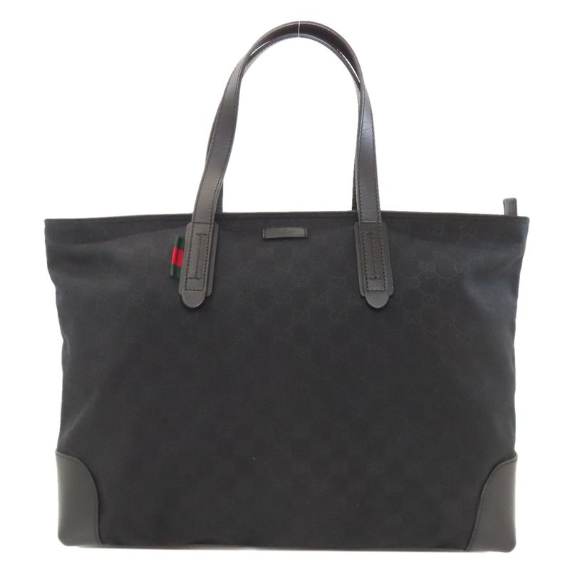 Gucci 308928 GG Pattern Tote Bag Canvas Women