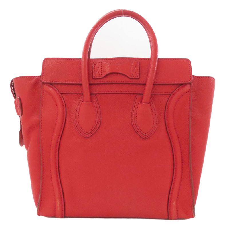 Celine Luggage Micro Handbag Leather Women