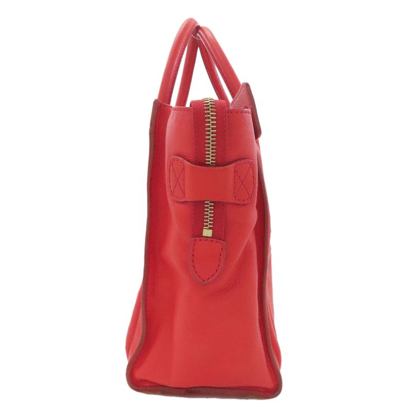 Celine Luggage Micro Handbag Leather Women