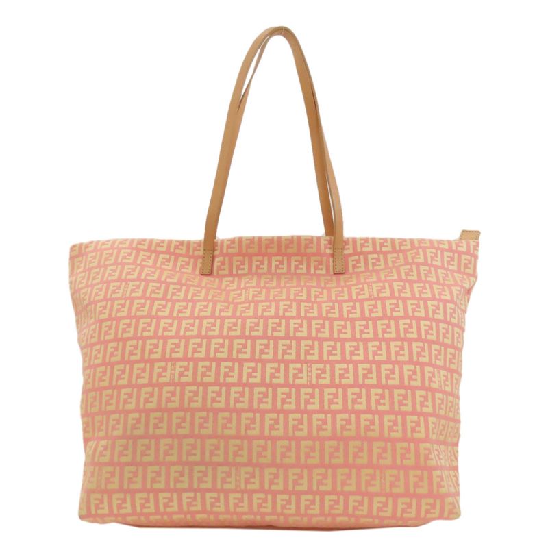 Fendi Zucchino Tote Bag Canvas Women