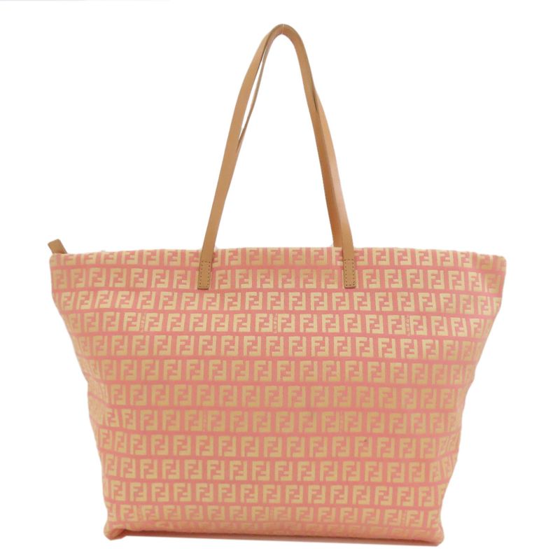 Fendi Zucchino Tote Bag Canvas Women