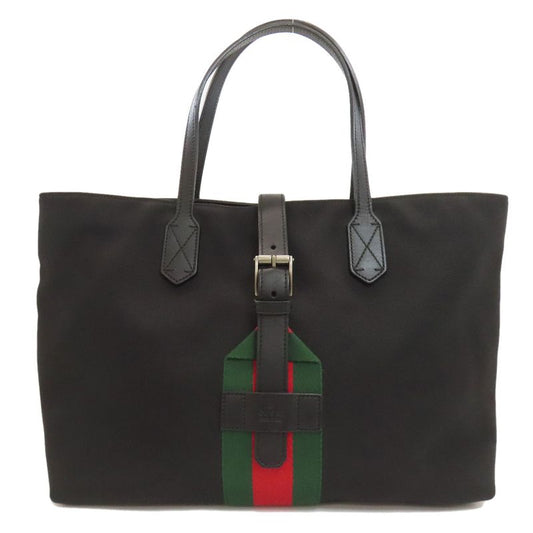 Gucci 337070 Sherry Line Tote Bag Nylon Women