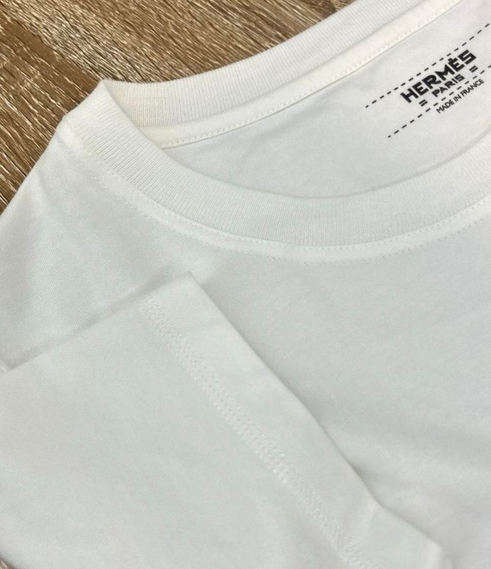 Hermes Paris Short Sleeve T-Shirt Women Size 38 (M) Hermes Paris