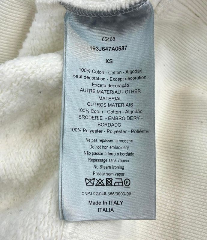 Christian Dior Pullover Hoodie Lined 193j647a0687 Men's Size XS (XS) Christian