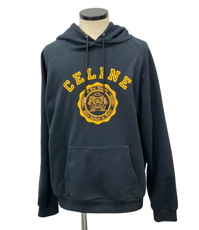 Celine Logo Print Hoodie Men's Size L (L) Celine