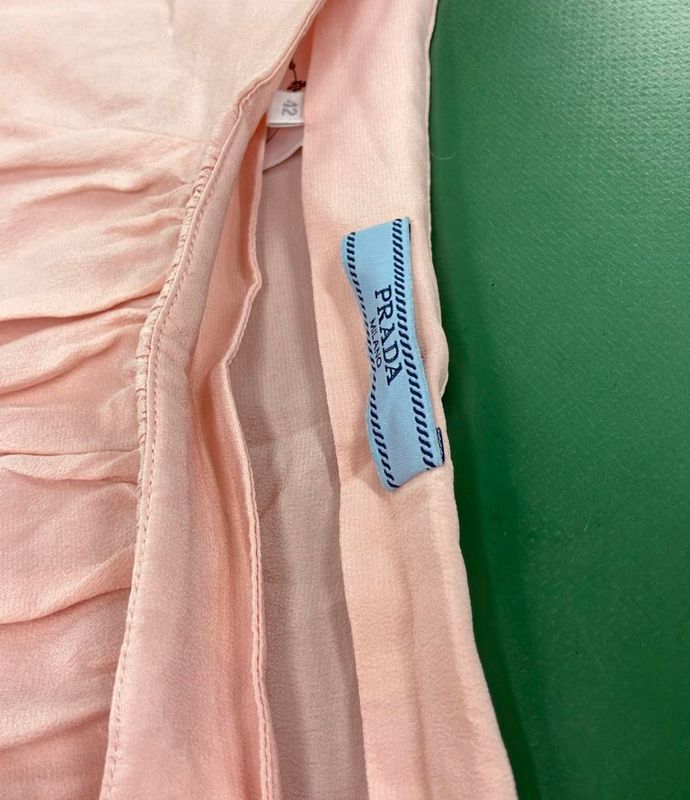 Prada Silk Flared Medium Skirt Women Size 42 (L) Prada