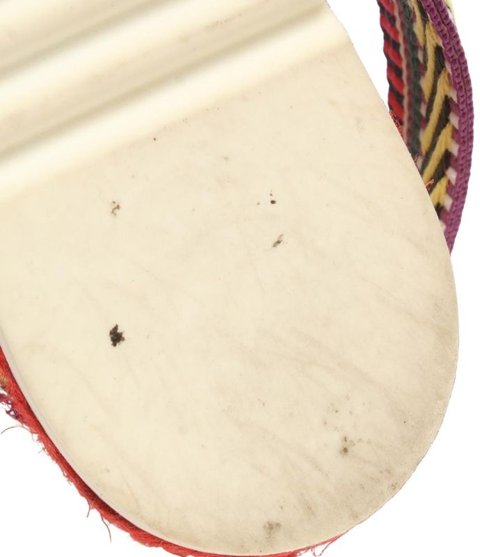 Hermes Ankle Strap Sandals Sangle Kaval Espadrille 181092z Women's SIZE 35