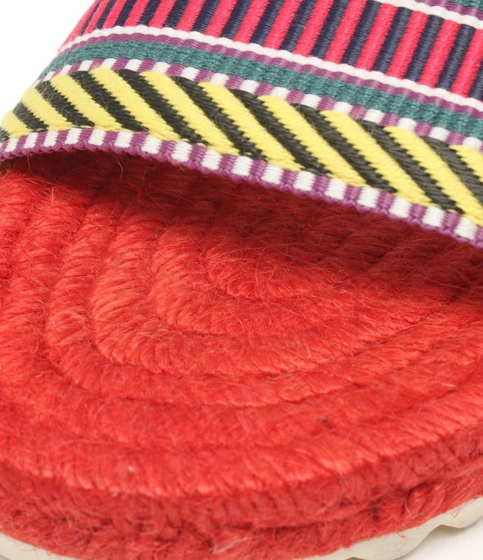 Hermes Ankle Strap Sandals Sangle Kaval Espadrille 181092z Women's SIZE 35