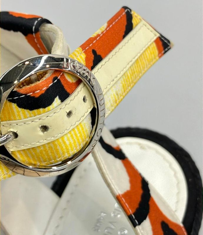 Louis Vuitton Ankle Strap Sandals Women's Size 36 (M) Louis Vuitton