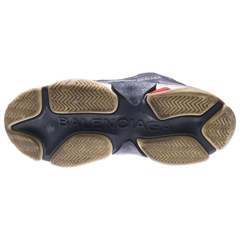 Balenciaga Triple S Triple S Dads Low Cut Sneakers Black 533882