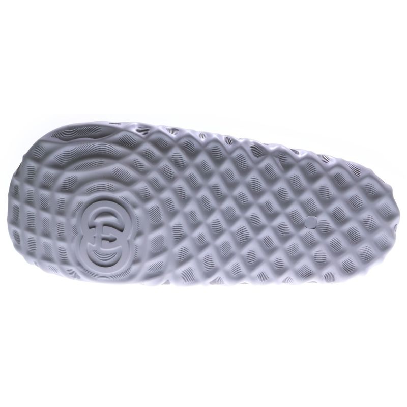 Gucci Interlocking G Rubber Sandals Flat Sandals Gray 770801