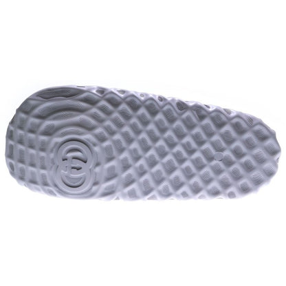 Gucci Interlocking G Rubber Sandals Flat Sandals Gray 770801