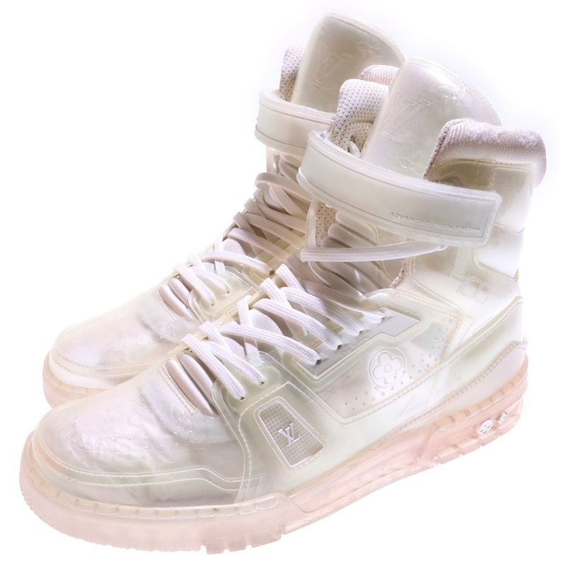 Louis Vuitton 20SS X Virgil Abloh Virgil Abloh LV Trainer Line High Cut