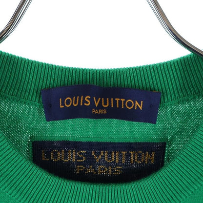 Louis Vuitton 21AW Everyday LV Crew Neck Silk Knit Short Sleeved T-shirt Short