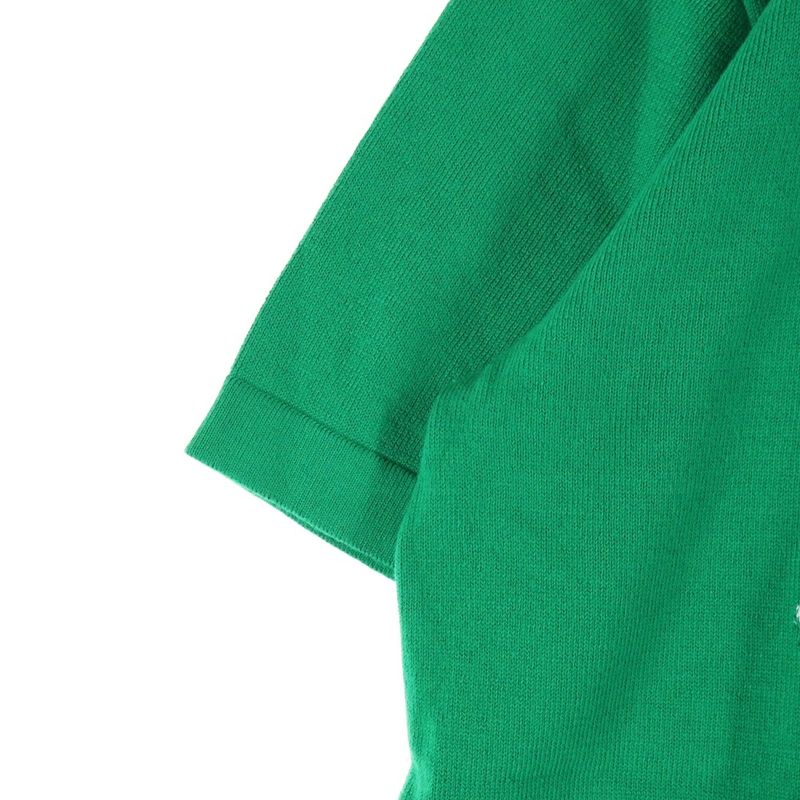 Louis Vuitton 21AW Everyday LV Crew Neck Silk Knit Short Sleeved T-shirt Short