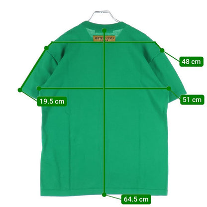 Louis Vuitton 21AW Everyday LV Crew Neck Silk Knit Short Sleeved T-shirt Short