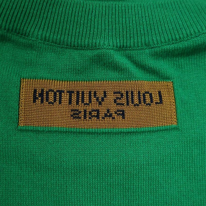 Louis Vuitton 21AW Everyday LV Crew Neck Silk Knit Short Sleeved T-shirt Short