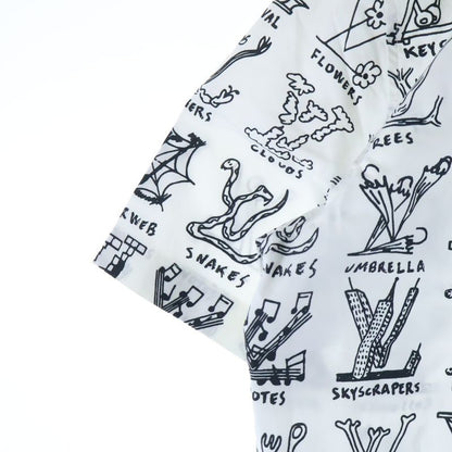 Louis Vuitton 21SS LV Graffiti Short-sleeved Shirt White Rm211m ZIU Hks19w
