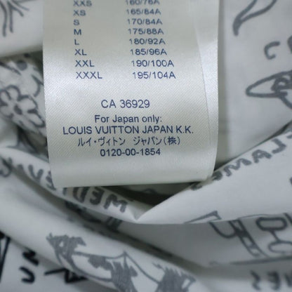 Louis Vuitton 21SS LV Graffiti Short-sleeved Shirt White Rm211m ZIU Hks19w