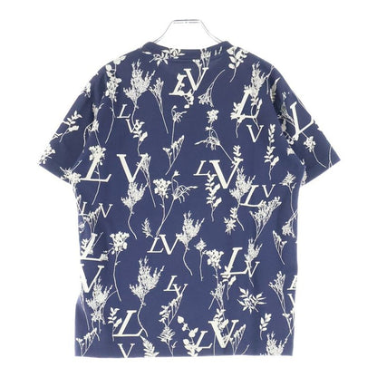 Louis Vuitton 20SS Leaf Discharge Short Sleeved T-shirt Short Sleeved Cut And