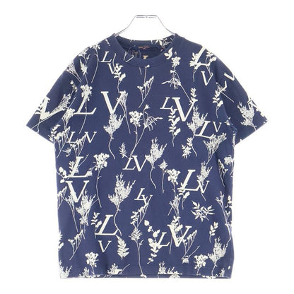 Louis Vuitton 20SS Leaf Discharge Short Sleeved T-shirt Short Sleeved Cut And