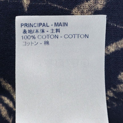 Louis Vuitton 20SS Leaf Discharge Short Sleeved T-shirt Short Sleeved Cut And