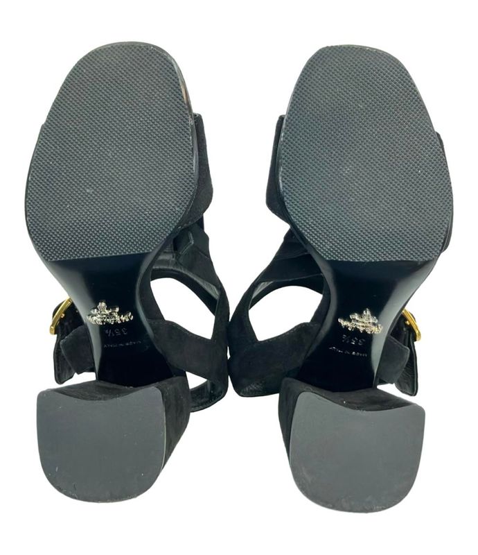 Prada Suede Sandals Women's SIZE 35 1/2 (S) Prada