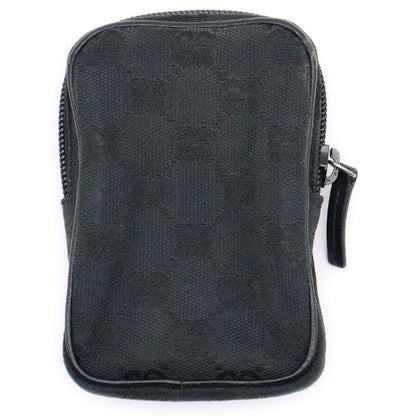 Gucci GG Canvas Cigarette Case Black 115249