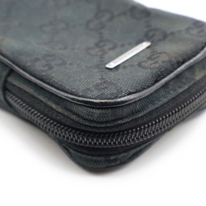 Gucci GG Canvas Cigarette Case Black 115249