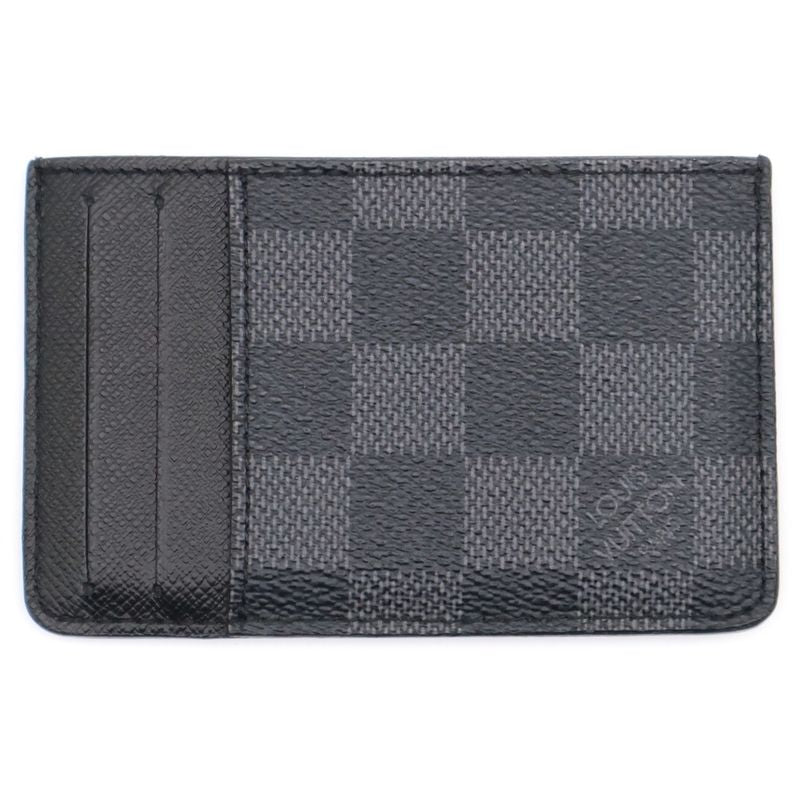 Louis Vuitton Neo Porte Cult Damier Graphite Card Case Black N62666 Th2078