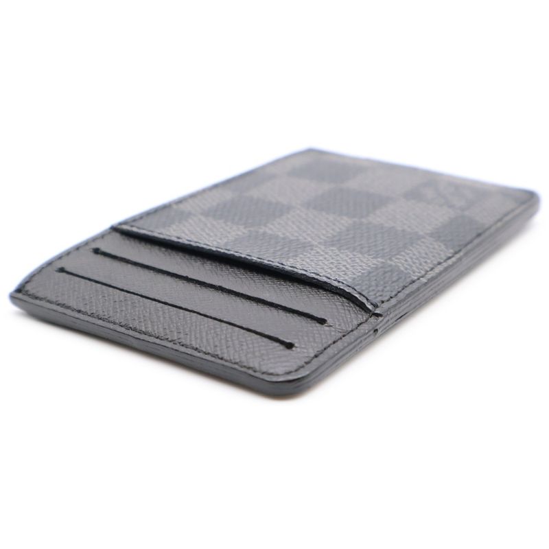 Louis Vuitton Neo Porte Cult Damier Graphite Card Case Black N62666 Th2078