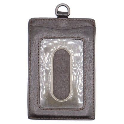 Bottega Veneta Intrecciato Passcase Card Case Leather Brown