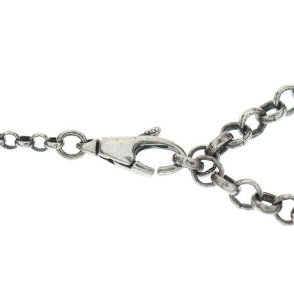 Gucci Interlocking G Logo Chain Necklace Silver 455535