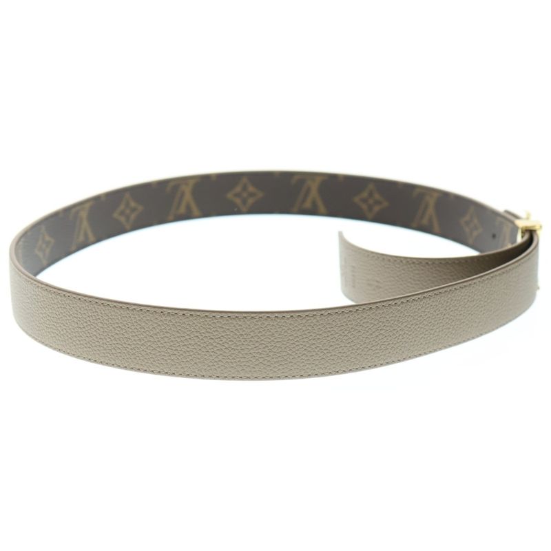 Louis Vuitton Belt LV Logo Buckle Initial 30mm (1.18in) Reversible Monogram