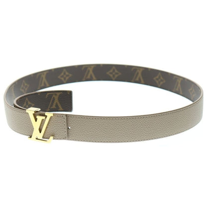 Louis Vuitton Belt LV Logo Buckle Initial 30mm (1.18in) Reversible Monogram