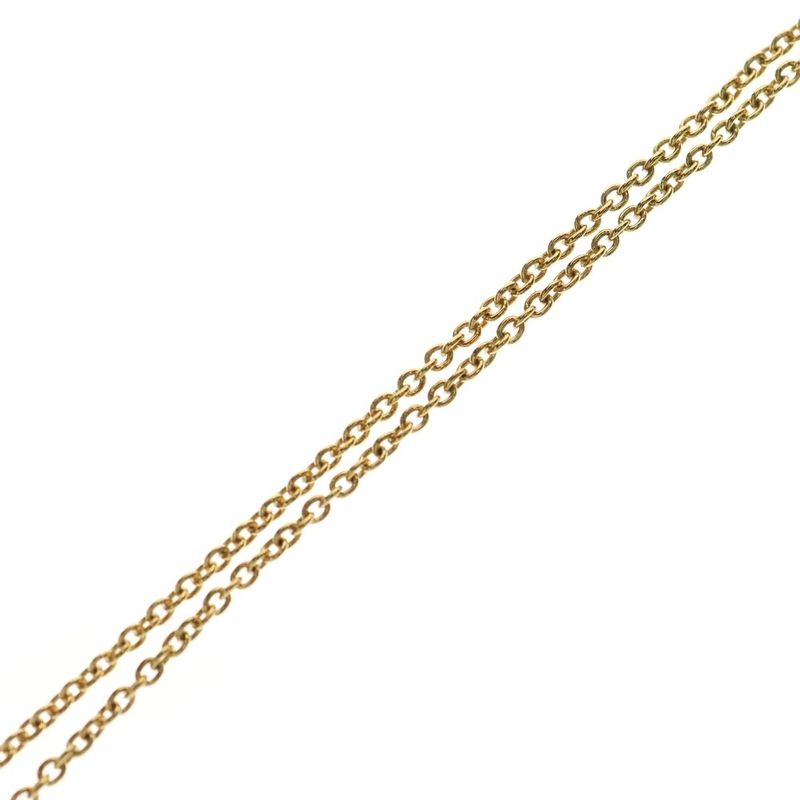 Louis Vuitton Escential V Necklace Pendant Chain Gold GP M61083