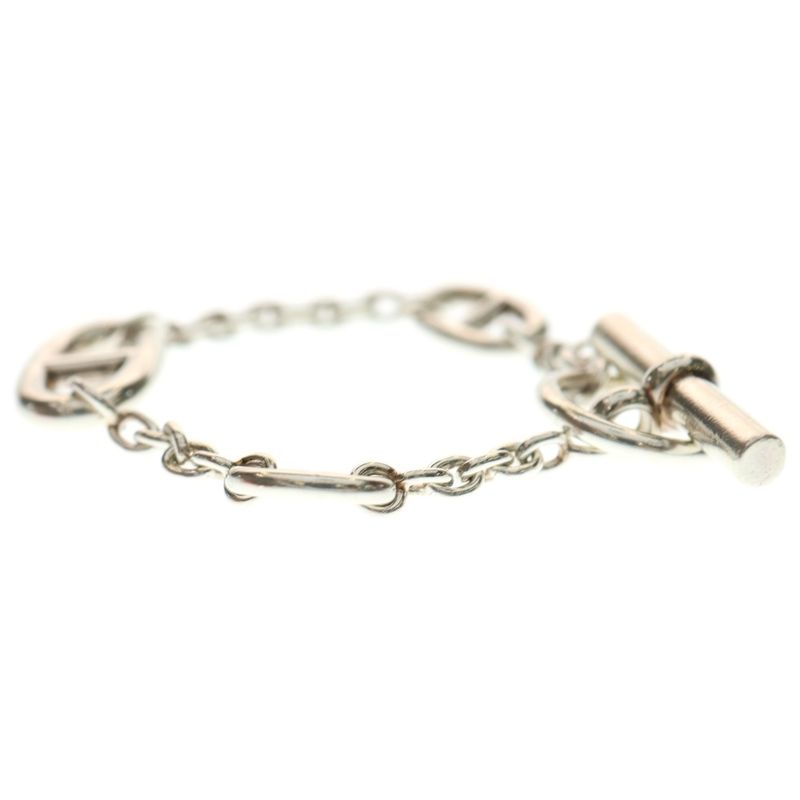 Hermes Chaine D'ancre Chaine D'ancre Farandole Chain Bracelet Silver