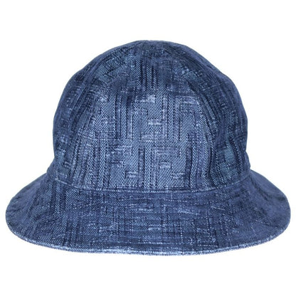 Fendi Zucca Pattern Bucket Hat Indigo Fxq982 APVB
