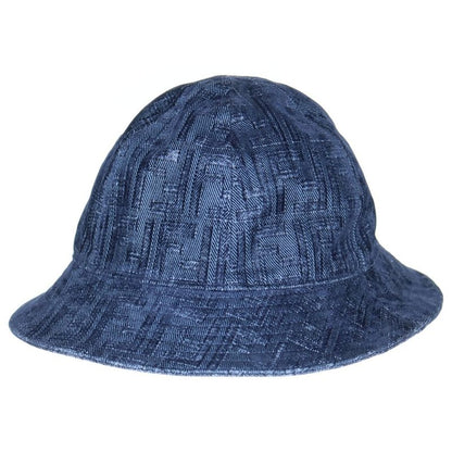 Fendi Zucca Pattern Bucket Hat Indigo Fxq982 APVB