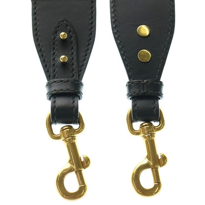 Christian Dior Oblique Shoulder Strap Navy Canvas Gold Hardware