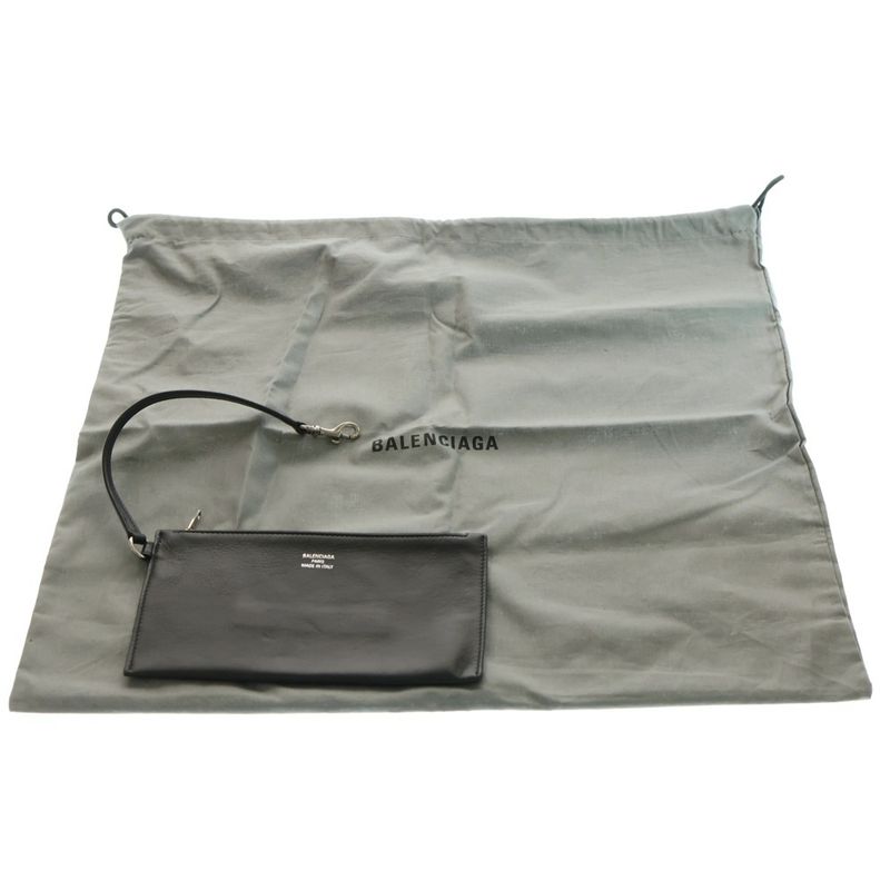 Balenciaga Duty Free Tote Bag Mesh Logo Shoulder Bag With Pouch M 741602