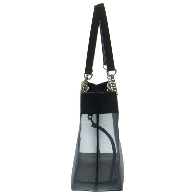 Balenciaga Duty Free Tote Bag Mesh Logo Shoulder Bag With Pouch M 741602