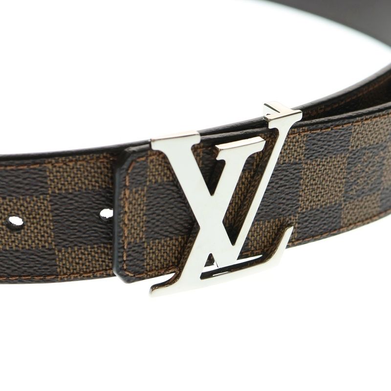 Louis Vuitton Santure LV Initials Damier Reversible Belt Brown M0212