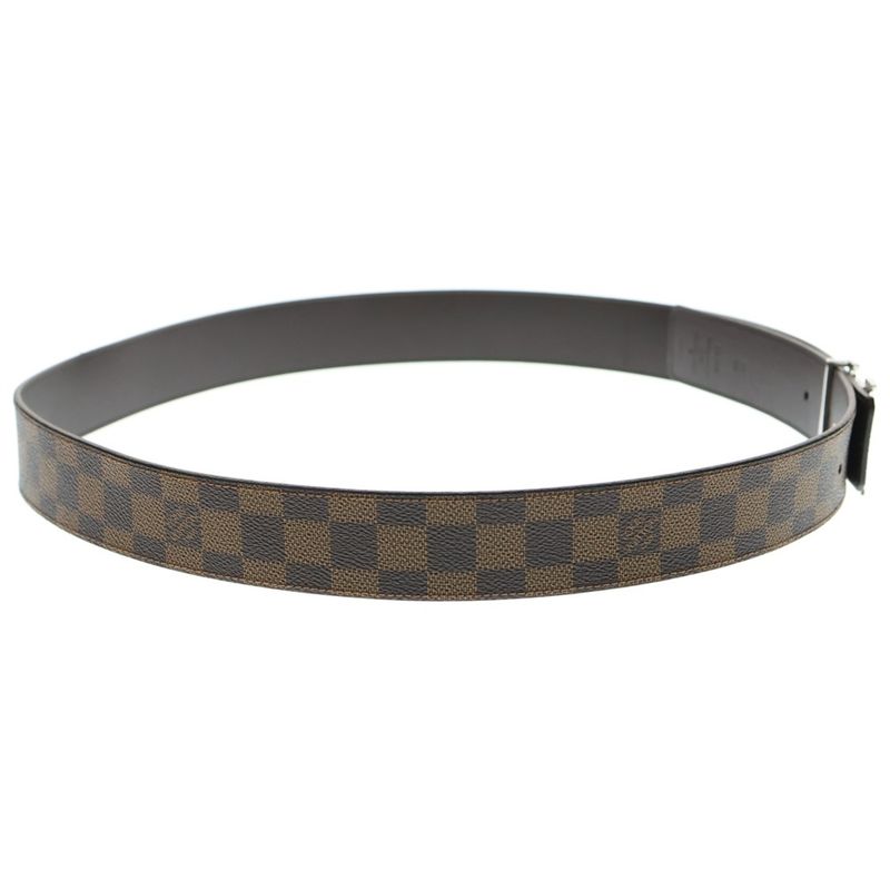 Louis Vuitton Santure LV Initials Damier Reversible Belt Brown M0212