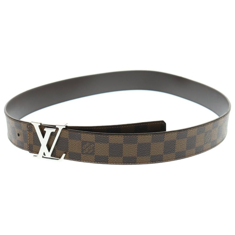 Louis Vuitton Santure LV Initials Damier Reversible Belt Brown M0212