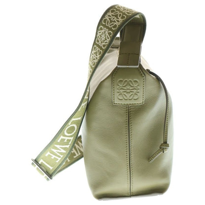 Loewe CUBI Crossbody Cubi Crossbody Leather One Shoulder Bag Khaki