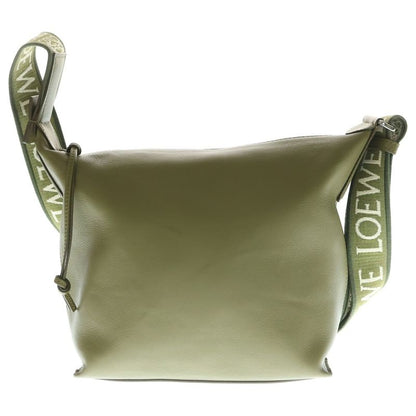 Loewe CUBI Crossbody Cubi Crossbody Leather One Shoulder Bag Khaki