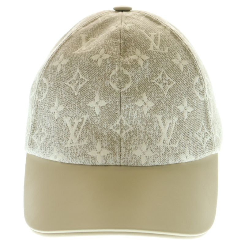 Louis Vuitton Monogram Jacquard Denim Cap M7059m White/beige