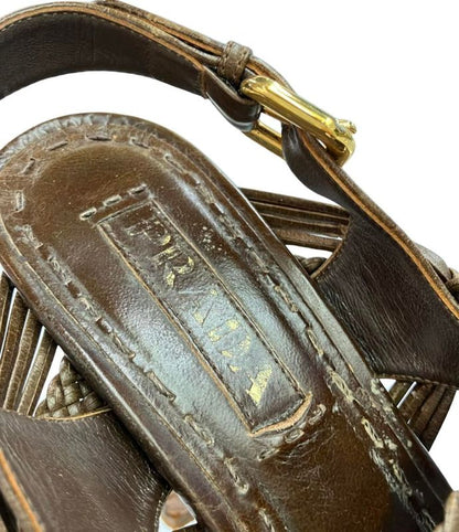 Prada Back Strap Sandals Women's Size 37 (L) Prada